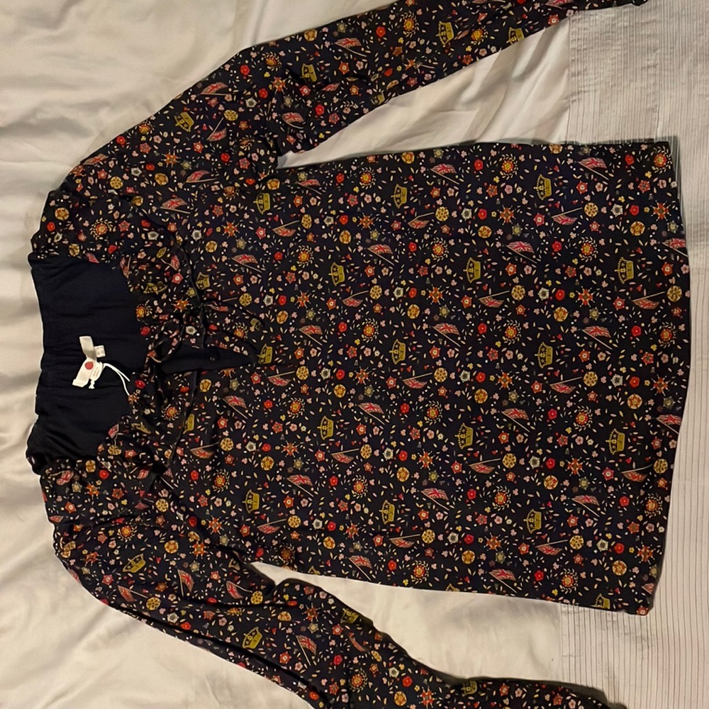Boden tie neck blouse